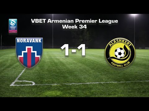 Noravank - Alashkert 1:1, Vbet Armenian Premier League 2021/22, Week 34