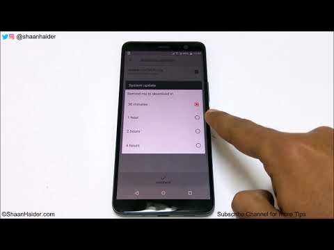 How to Update Software and OS of HTC U11+