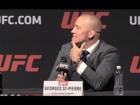 Georges St-Pierre vs Michael Bisping Press Conference  (FULL)