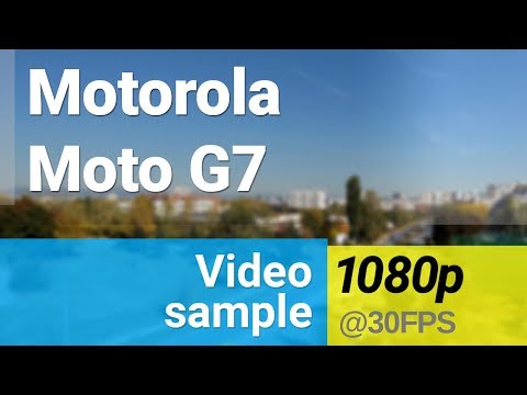 Motorola Moto G7 1080p/30fps video sample