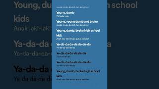 Download lagu Young Dumb & Broke | Khalid | Lirik Terjemahan Indonesia mp3