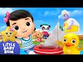 Row Row Row Your Boat KARAOKE LITTLE BABY BUM Sing Along With Me Moonbug Kids Songs