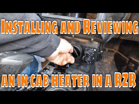 Polaris cab heater Step-by-step Installation & Review Installed in 2015 Polaris RZR 900 4