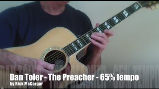 Dan Toler - The Preacher acoustic solo from hotel jam with Dickey Betts - free tab