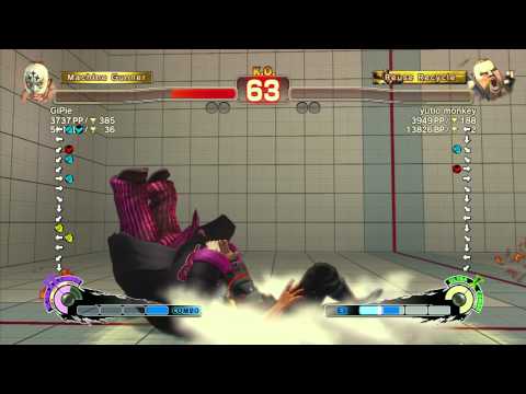 SSF4 AE: GiPie (ElFuerte) vs yutio monkey (Rufus) - Ranked Match (720p HD)