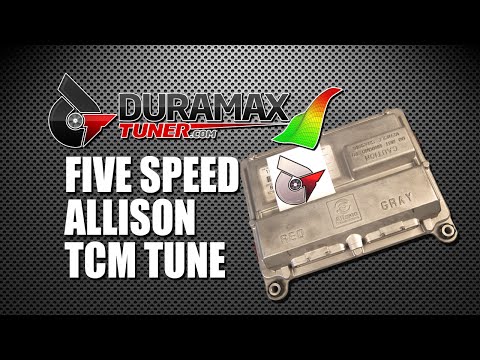 FIVE SPEED ALLISON TCM TUNE by Duramaxtuner.COM