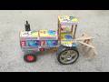 How To Make Matchbox Tractor At Home Diy Mini Tractor Mini Tractor Science Project