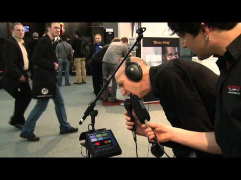 Musikmesse 2011 TC Helicon Voice Live Touch and MP 75 Microphone english