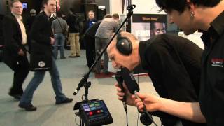 Video thumbnail for Musikmesse 2011 TC Helicon Voice Live Touch and MP 75 Microphone english by MusicStoreTV