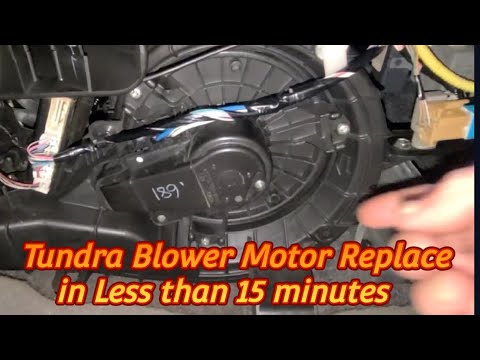 How to Remove and Replace             Blower Motor in 2007 to 2020 Toyota Tundra and Review