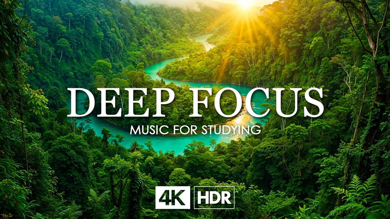 4K Deep Focus Music To Improve Concentration - 12 Hours of Ambient Study Music to Concentrate #931