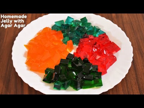 बच्चो की मनपसंद जेली बनाने के 3 आसान तरीके-Easy Jelly Recipe with Agar Agar-Food Connection Video