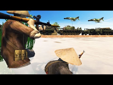 US Marine Troop Transports Ambushed in VIETNAM WAR! - Men of War: Vietnam at War Mod