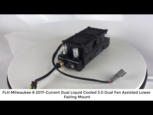 UC Frame Tube Mount Engine Oil Cooler Kit Black Naked 7