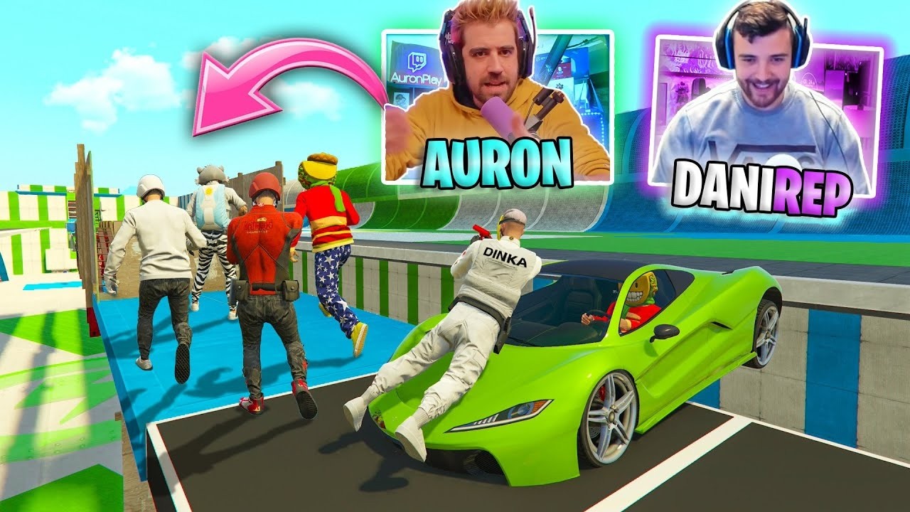CORRE O TE ATROPELLO CON AURONPLAY! ME CAIGO!! - GTA 5 ONLINE