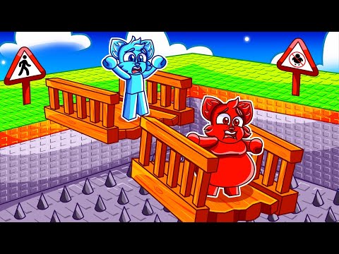 FAT vs SKINNY OBBY in Roblox!