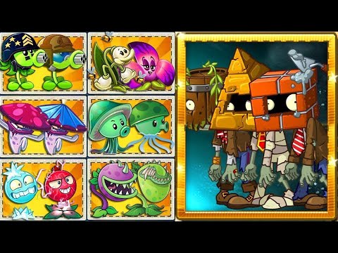 Random Pair Team Plants vs Team Brickhead Zombies LEVEL 10 - PvZ 2 Challenge
