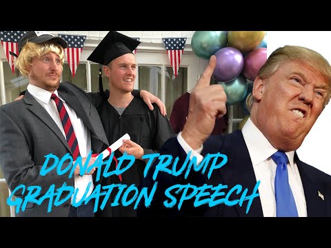 DONALD TRUMP GRADUATION Speech || Impression