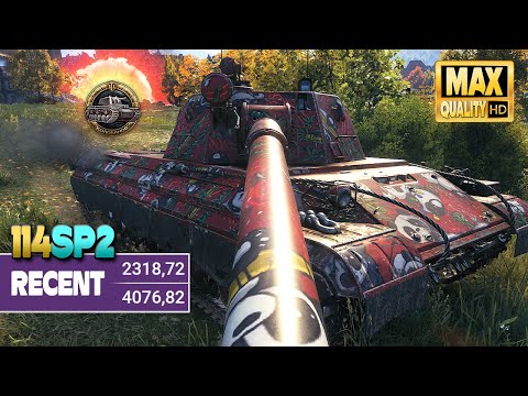114 SP2: Player with Pro stats on Siegfried Line - World of Tanks