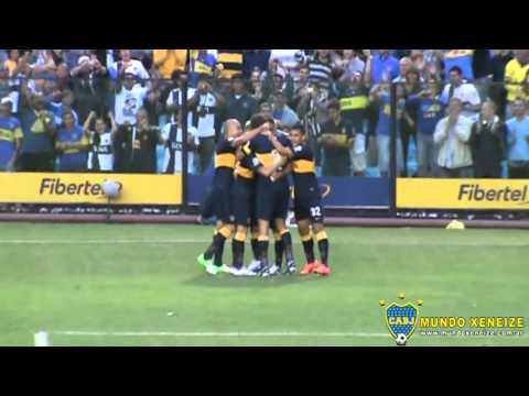Gol de Matías Caruzzo   Boca 3   Racing 1  Torneo Inicial 2012