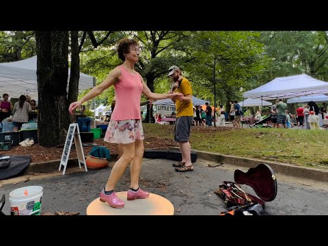 Miss Moonshine buckdancing Maysville w Max and Maggie - with random narration
