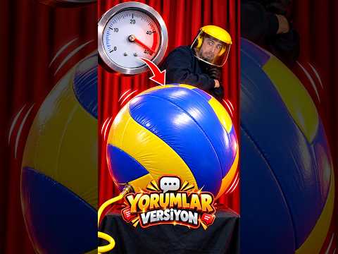 VOLEYBOL TOPU PATLATMAK !! 😱 (Yorumlar Versiyon)