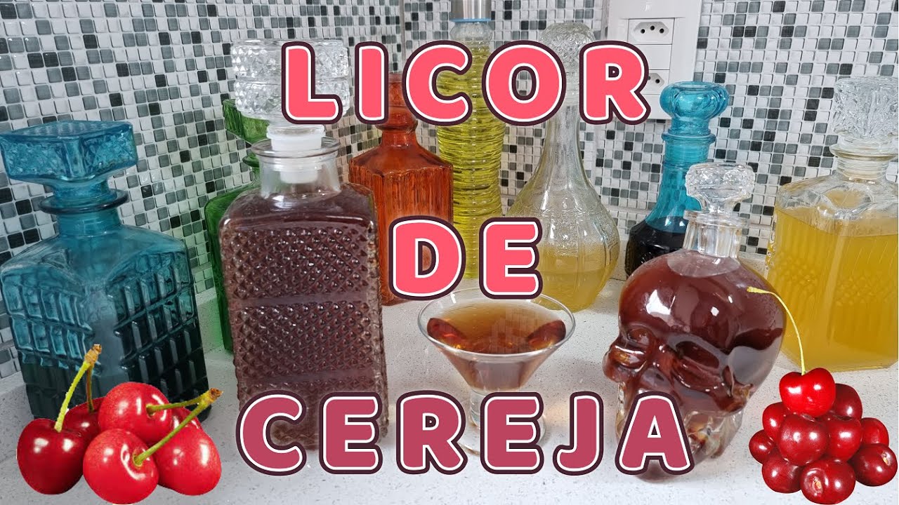 Licor de Cereja - (FEITO COM A FRUTA)