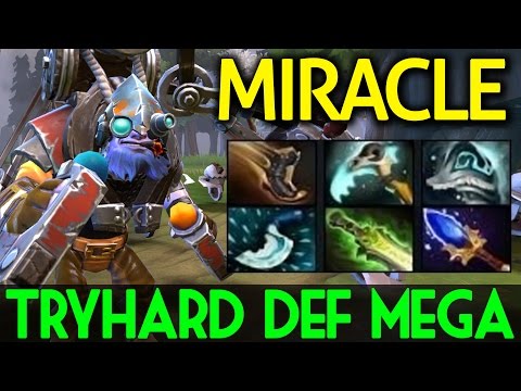 Miracle- [Tinker] Tryhard 75min For Def Mega Dota2 7.04