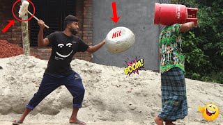 Download lagu Big Drum Aluminum Hit Prank 2021 Best Scary Prank ! With Public Reaction || try not to laugh mp3