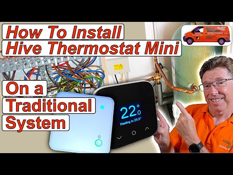 How to Install the Hive Thermostat Mini on a Traditional Heating System,  Step by Step Instructions.