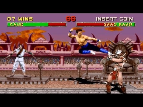 Mortal Kombat 2 arcade Johnny Cage Gameplay Playthrough