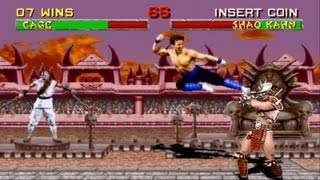 Mortal Kombat 2 arcade Johnny Cage Gameplay Playth