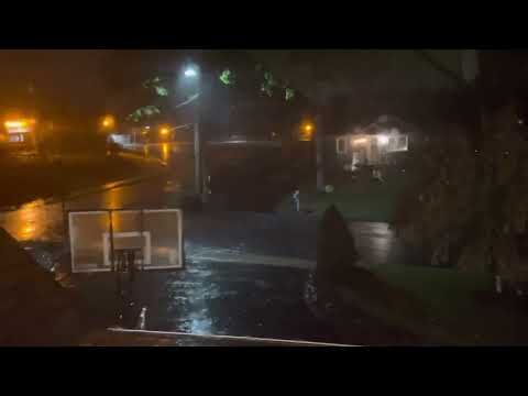 Torrential Rain in Smithtown NY - October 17th, 2022 - 8:55PM