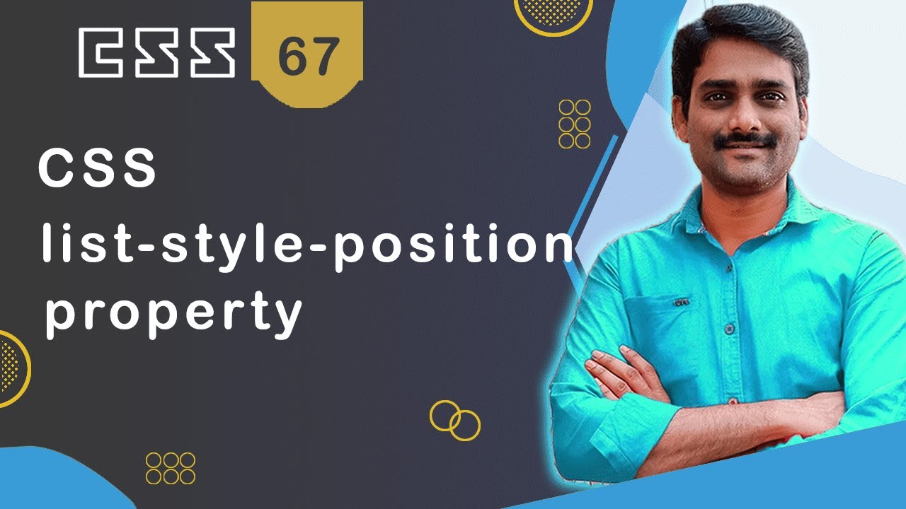 CSS list-style-position Property - CSS Tutorial 67 🚀