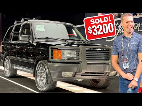 I bought the CHEAPEST CAR at Barrett-Jackson! ($3200 Range Rover P38)