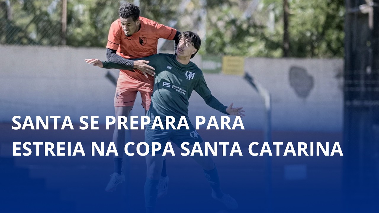 Santa se prepara para estreia na Copa Santa Catarina