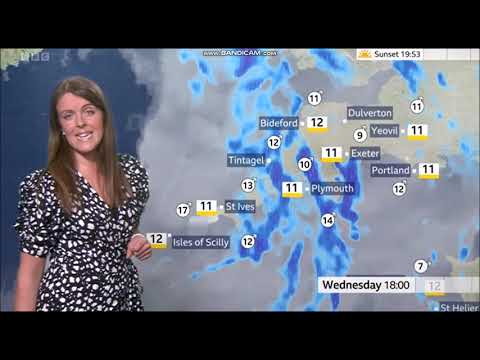 (HD) Alex Osbourne BBC ONE Spotlight weather April 5th 2023 - 60 fps