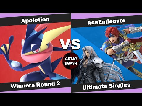 No Caps 24 Winners R2 - Apolotion (Greninja) vs AceEndeavor (Sephiroth, Roy) - SSBU