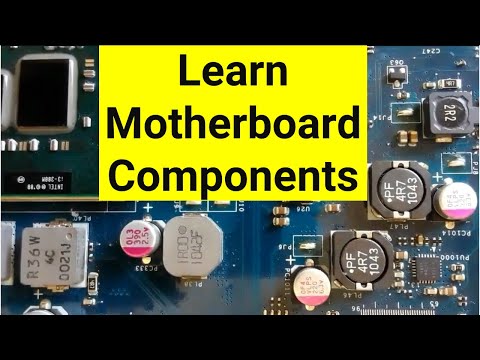 Laptop motherboard components names functions explained