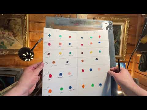 Lightfast test of Oil Pastels (part 1)