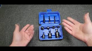 WORKPRO 10 Pieces Impact Socket Adapter Set with Case