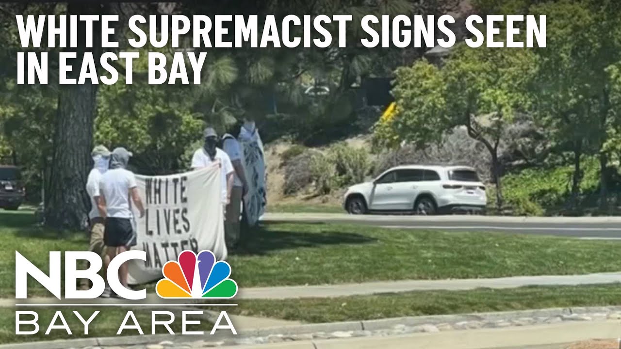 East Bay Community Reacts to White Supremacist Signs Seen on Same Day as Buffalo Shooting