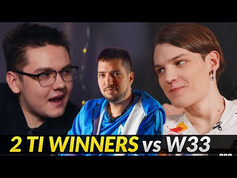 YATORO and Mira vs W33 - 2 TI winners vs 1