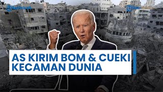 Abaikan Kritikan Dunia akibat Perang di Gaza, AS Tetap Kirim Hadiah 500 Bom untuk Israel