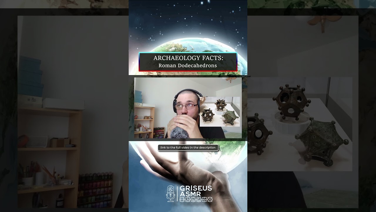 🎧 Archaeology facts Part 1: Roman Dodecahedrons 🧭🔍🏰  Whispering about archeology facts