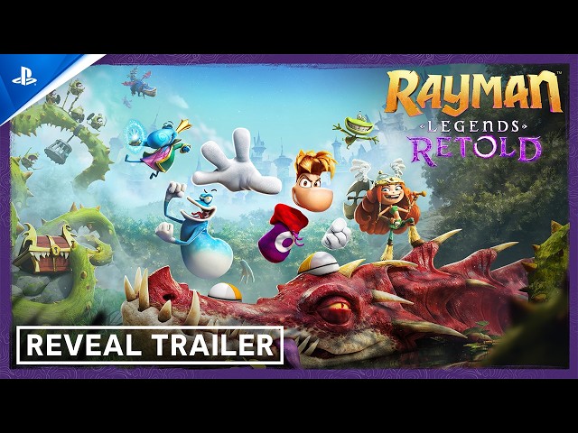 Titulný obrázok Youtube videa s názvom Rayman Legends Retold - Reveal Trailer | PS5 Games