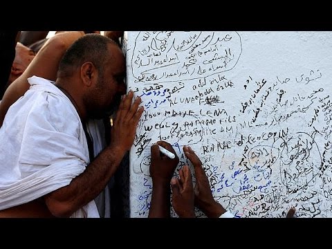 Muslime begehen in der saudischen Stadt Mina das Ritual Ramy al-Dschimar