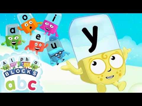Alphablocks - Y Wants to Be a Vowel! | #Lockdown Learning | Phonics