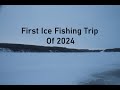 Video Thumbnail for First Ice Fishing Trip Of 2024