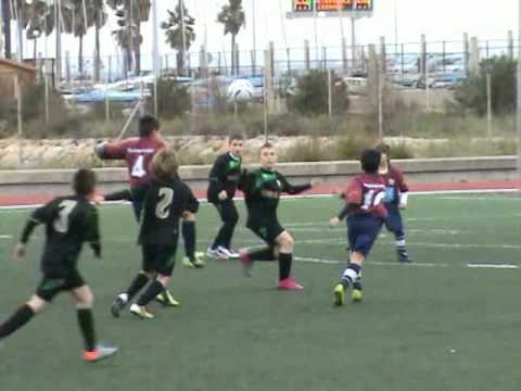 FUTBOL 7:Polideportivo Cádiz - Puertorrealeña (22-1-11) 1ª parte